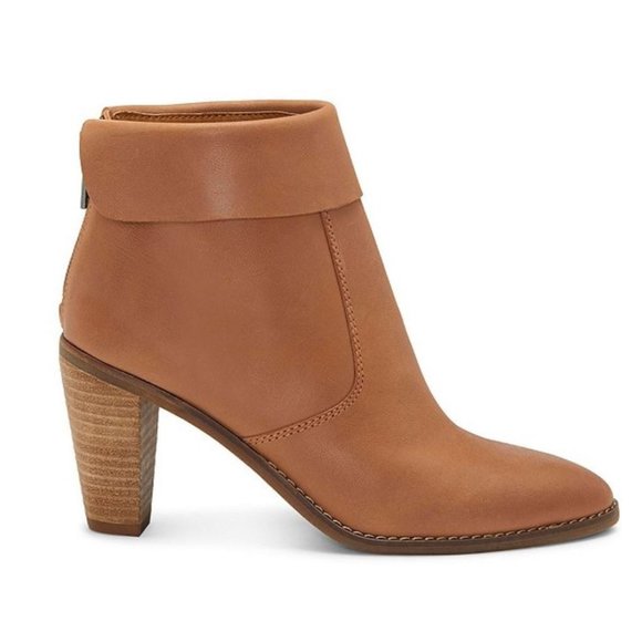 New Women's Lucky brand Leather Heel Booties - Picture 3 of 8